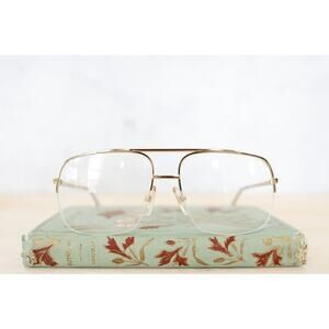 Vintage Aviator Eyeglass Frames 1970s made France Classic Pilot Eyewear
